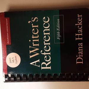 1/2 PRICE A Writer's Reference 5th Ed with 2003 MLA Update Book